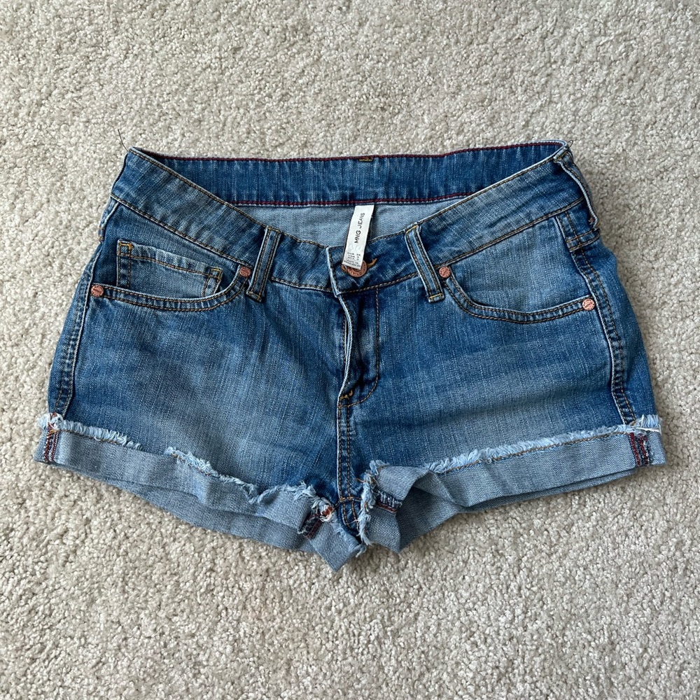 Mango jean shorts size 4